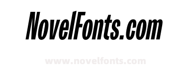 Trivia Gothic U3 Ultra cond Heavy Italic