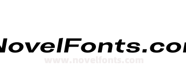 Trivia Gothic X2 Exp Bold Italic