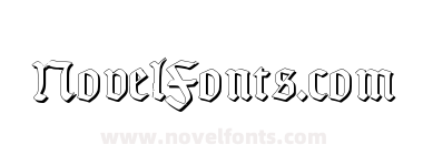 Typographer Gotisch Schatten