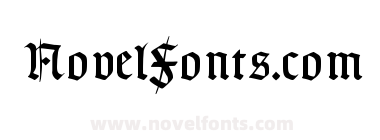 Typographer Gotisch Schmuck