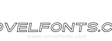 Ultra System Sans Line One Italic