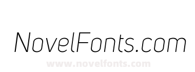Uni Sans Trial Light Italic