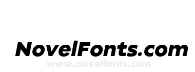 Unitea Sans Black Italic