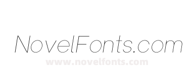 Univa Nova Hairline Italic