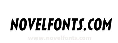 Uomo Condensed Bold Italic