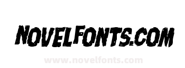 Nightmare Alley Staggered Italic
