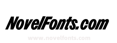 VC Nudge Trial Extra Bold Very Italic