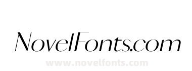 VOGUISH Light Italic