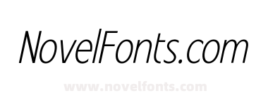 VVDS Fifties Med Thin Italic