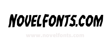 Vampire Bride Condensed Italic