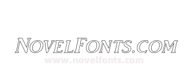 Vendeur Outline Italic