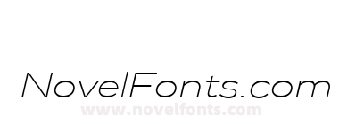 Vito Wide Extra Light Italic