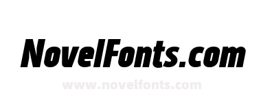 Vogie Black Condensed Italic