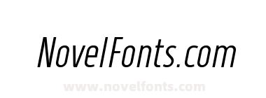 Vogie Light Condensed Italic