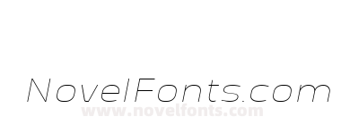 Vogie Thin Expanded Italic