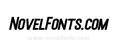 Whoops Black Italic