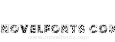 Wild Animals Skins Font 1 Reg