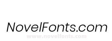 Wladi Sans Light Italic