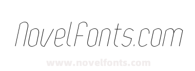 Yemeyi Thin Condensed Italic