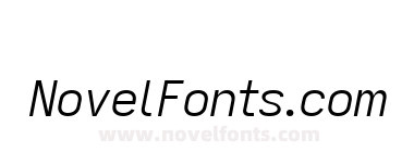 Zapus Sans Light Italic