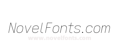 Zapus Sans Thin Italic
