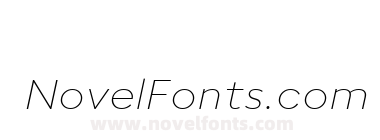 neue Radial B Thin Italic