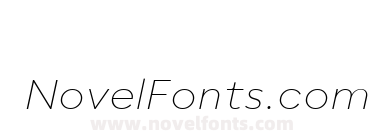 neue Radial C Thin Italic