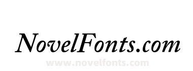 A Caslon Pro Semibold Italic