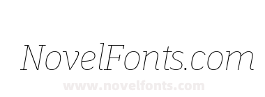 Academy Serif Thin Italic