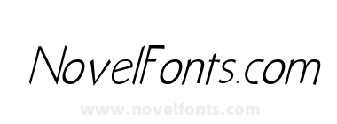 NuevoLitho LightItalic