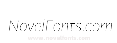 Adagio Sans Extra Light italic