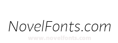 Adagio Sans Thin italic