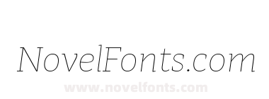 Adagio Slab Extra Light italic