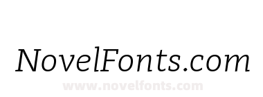 Adagio Slab Light italic