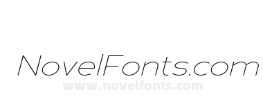 Adrianna Extended Thin Italic