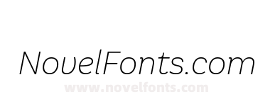 Aestetico Informal Extra Light Italic