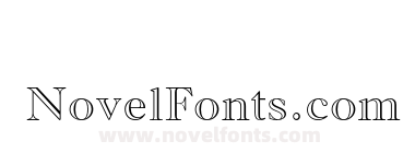 Old Style MT Std Bold Outline