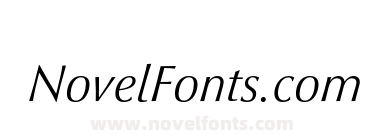 OptimaNovaLT-LightItalic