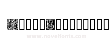 Ornamental Initials B