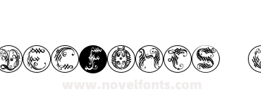 Ornamental Initial Buttons