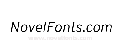 Overpass Light Italic
