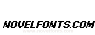 Pixel Digivolve Italic