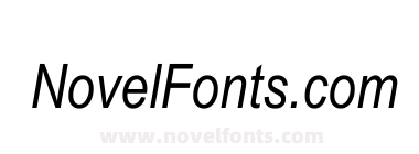 Arial Narrow Italic