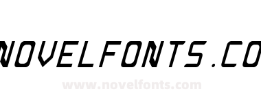 Rabbid Highway Sign Caps Narrow Italic