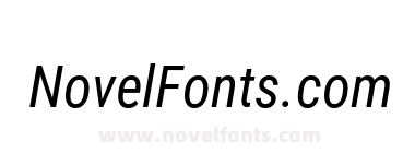 Roboto Condensed Italic