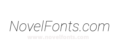 Roboto Thin Italic