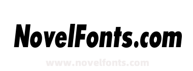 SansSerifExbFLFCond-Italic