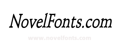 Schroeder Condensed Bold Italic