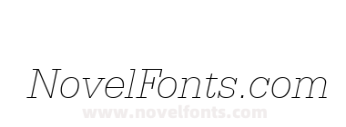 Serifa Thin Italic BT