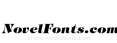 Sophisticate Black SSi Extra Bold Italic